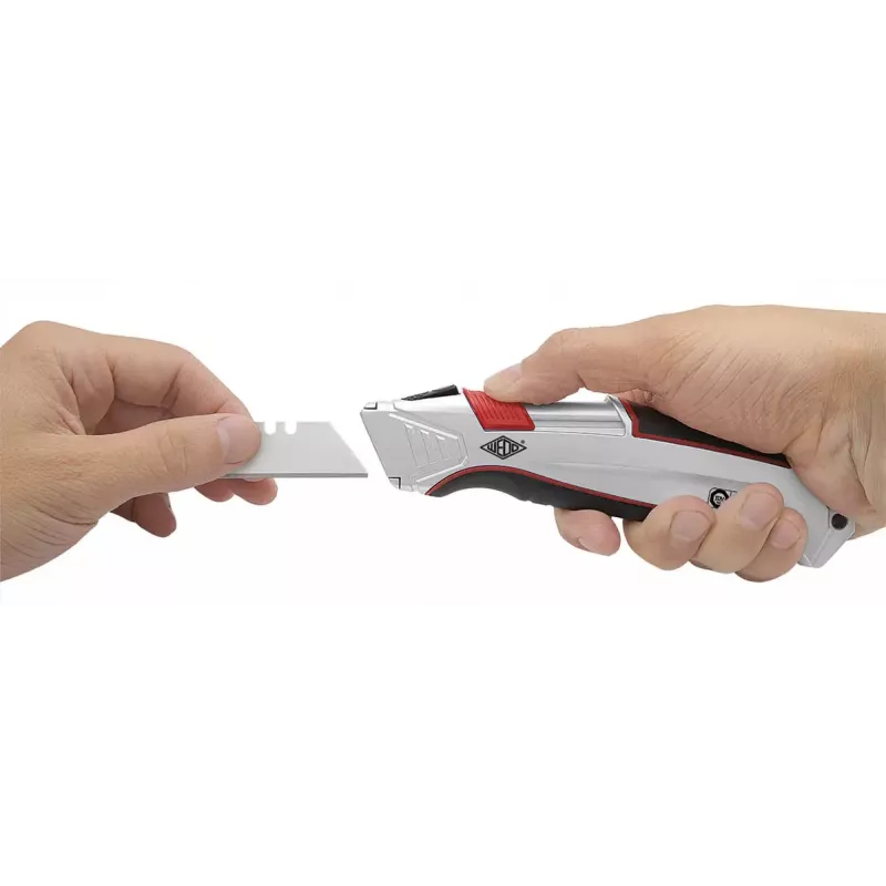 Nôž WEDO 78 825 čierny červený strieborný