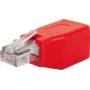 Konektor RJ-45 Schwaiger CKR01 531 červený