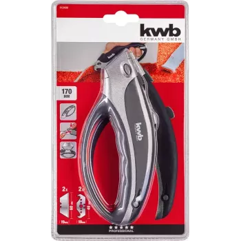 Kobercový nôž KWB 013400 čierny žiletka 170 mm dĺžka 6 cm čepeľ