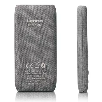 MP4 prehrávač Lenco Xemio-861 8 GB sivý USB 3.2 FM rádio