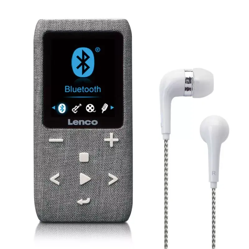 MP4 prehrávač Lenco Xemio-861 8 GB sivý USB 3.2 FM rádio