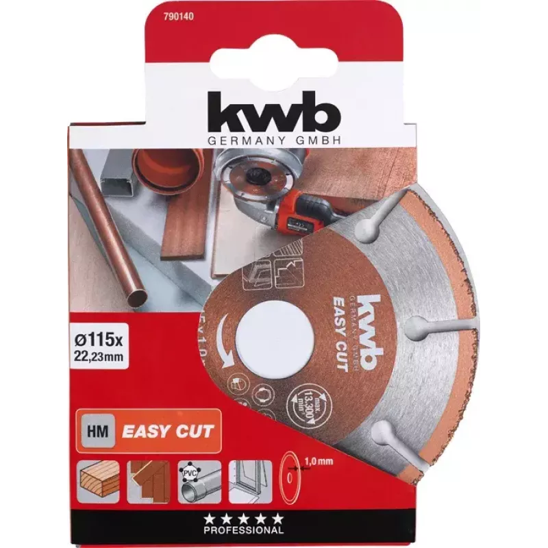 Rezný kotúč KWB EASY CUT karbid univerzálny 11,5 cm