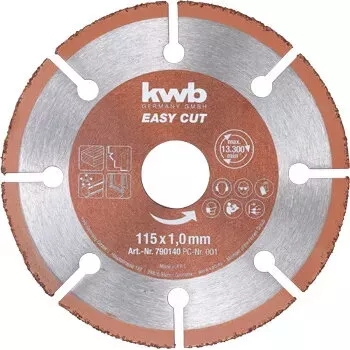 Rezný kotúč KWB EASY CUT karbid univerzálny 11,5 cm