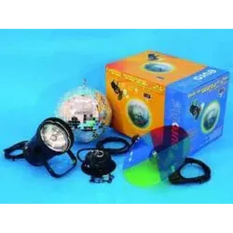 Sada zrkadlovej gule 20cm Eurolite Multicolour 30W 230V