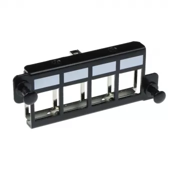 ACT Adaptérový panel pre 4 x Keystone FTP, adaptér, čierny, 1 ks