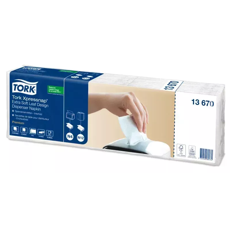 Papierové servítky Tork 13670 biela 500 ks