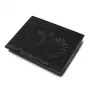 Stojan na notebook ACT AC8105 s ventilátorom, výškovo nastaviteľný, 2 polohy, 4-portový hub