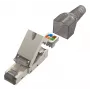 Hama 00300027 sieťový kábel sivý, strieborný Cat6a