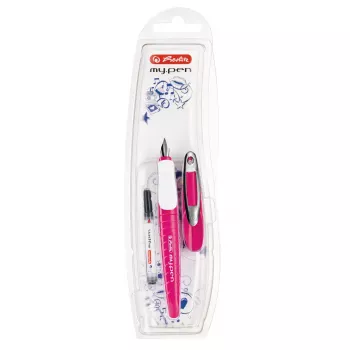 Plniace pero Herlitz my.pen náplňový systém ružová biela