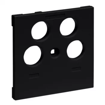 Legrand 765357 nástenná doska/krytka vypínača čierna