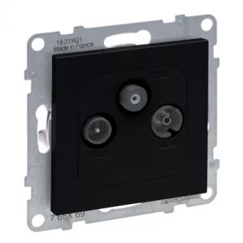 Legrand 765369 zásuvka TV + SAT čierna