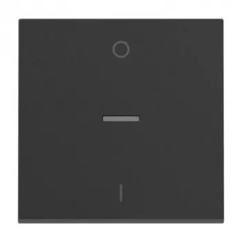 Legrand Seano 765410 2-pólový kolískový ovládač s osvetľovacím okienkom, antracitový