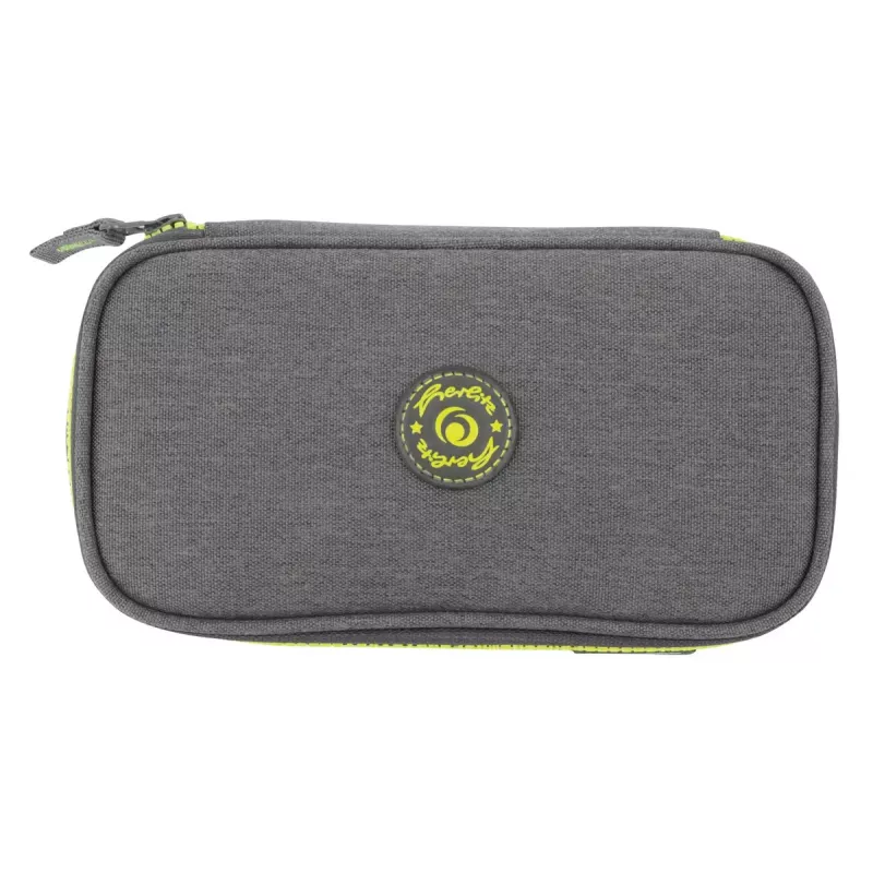 Peračník Herlitz beatBox ABC polyester sivý žltý 225x120x70mm