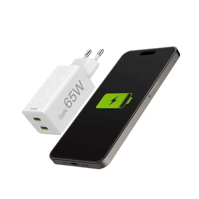 Hama 00201994 mobilná nabíjačka notebook, smartfón, tablet biela AC rýchle nabíjanie interiér