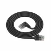 ACT čierny 1,5 metra U/UTP CAT6A LSZH Slimline patch kábel s DC2951