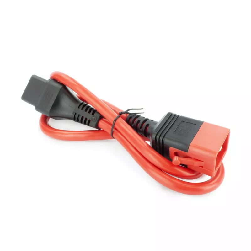 ACT napájací kábel C19 IEC Lock - C20 IEC Lock Dual Locking červený 3 m, PC3641