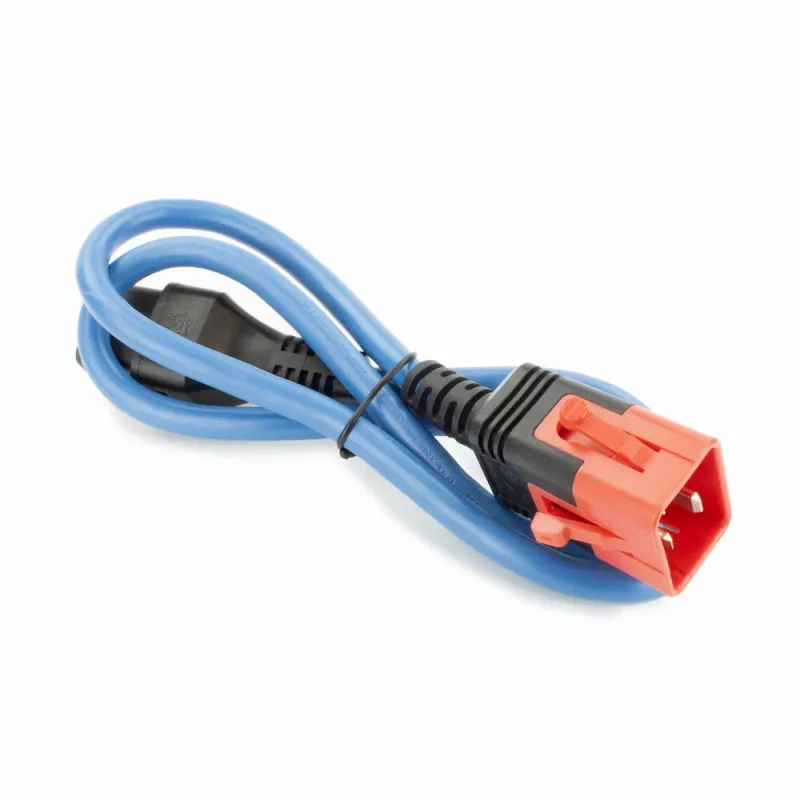 ACT napájací kábel C19 IEC Lock - C20 IEC Lock Dual Locking modrý 1 m, PC3634