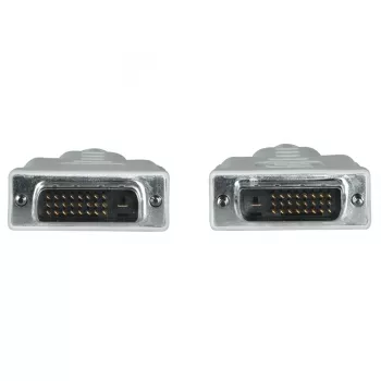 Hama 00200931 DVI kábel 1,5 m DVI-D sivý