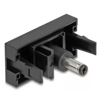 DeLOCK Easy 45 zásuvka DC čierna konektor samica konektor samec 45mm