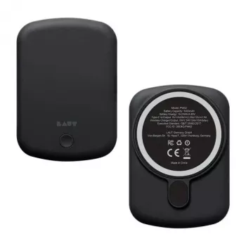 Powerbanka LAUT PW02 5000 mAh bezdrôtové nabíjanie čierna