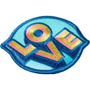 Odznak LAUT MAGMOJI Aqua/žltý látkový plyšový odznak, 1 ks