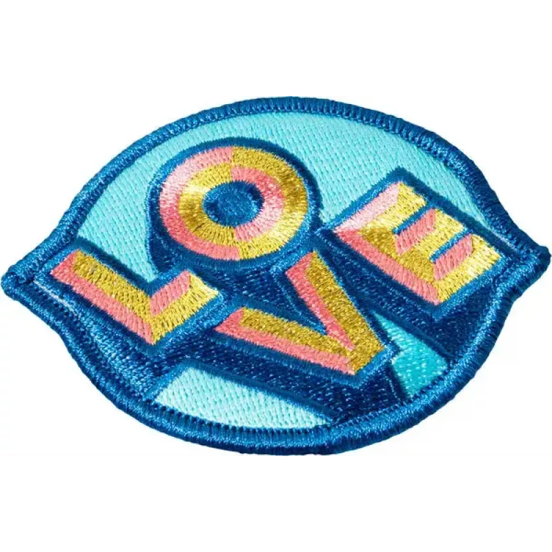 Odznak LAUT MAGMOJI Aqua/žltý látkový plyšový odznak, 1 ks