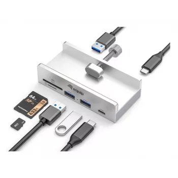 Equip 128968 rozbočovač USB 3.2 Gen 1 (3.1 Gen 1) Type-A 5000 Mbit/s hliník