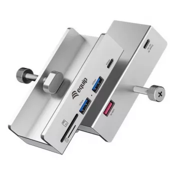 Equip 128968 rozbočovač USB 3.2 Gen 1 (3.1 Gen 1) Type-A 5000 Mbit/s hliník