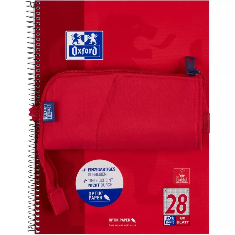 Mäkké peračník Oxford 400183527 červená 220x70x90 mm