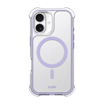 LAUT AERO PROTECT puzdro iPhone 17 16 cm fialová priehľadný