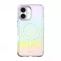 LAUT Aero Holo puzdro pre iPhone 17, kompatibilné s MagSafe, polykarbonát/TPU, Holo Pearl