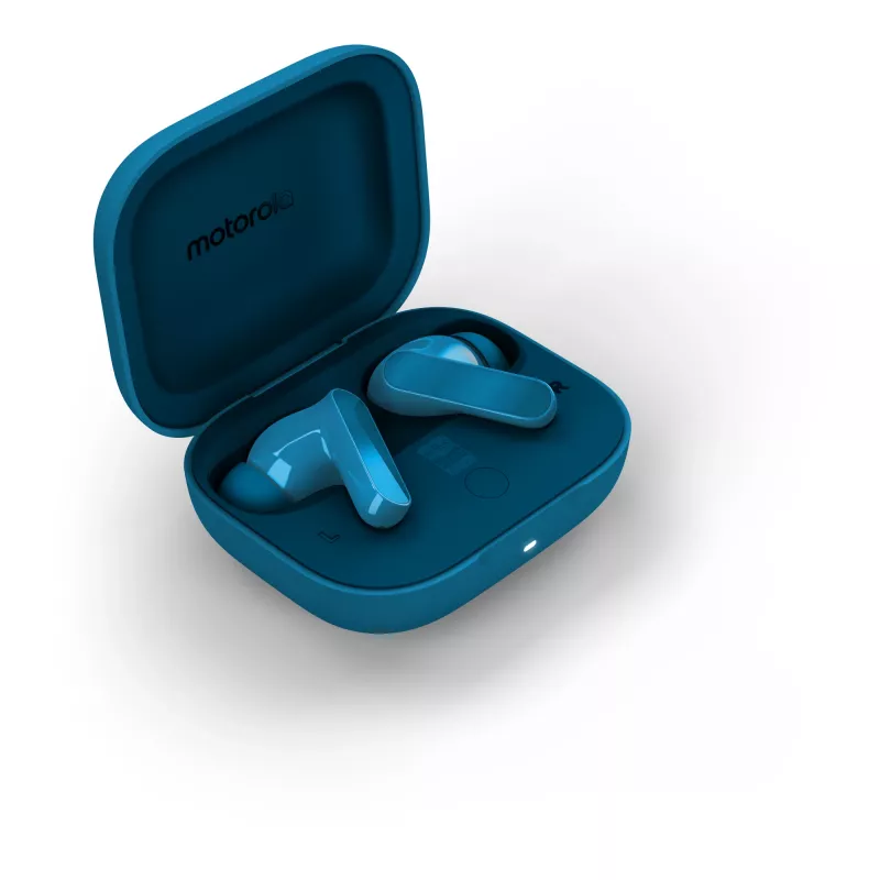 Motorola Moto Buds Bass headset True Wireless Stereo (TWS) in-ear slúchadlá hovory/hudba Bluetooth modrá