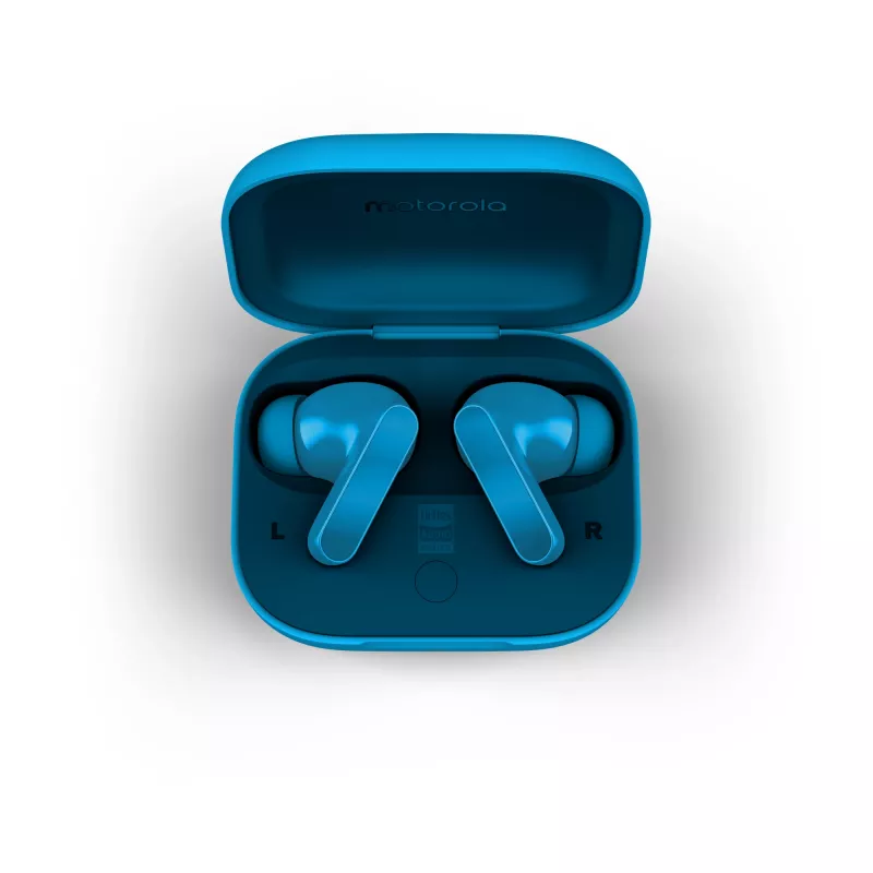 Motorola Moto Buds Bass headset True Wireless Stereo (TWS) in-ear slúchadlá hovory/hudba Bluetooth modrá