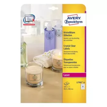 Samolepiaca etiketa Avery L7782-25 zaoblený obdĺžnik
