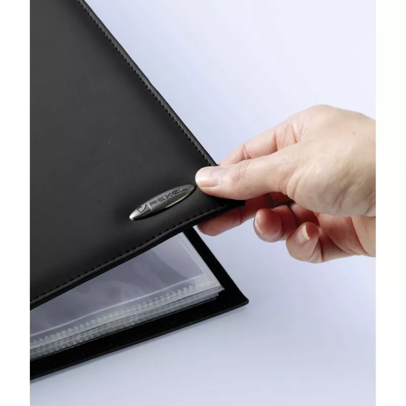Rexel Soft Touch Smooth 2101189 prezentačný zošit, A4, 36 vreciek, polypropylén (PP), čierny