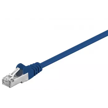 Sieťový kábel Goobay 95532 modrý 1,5m Cat5e F/UTP