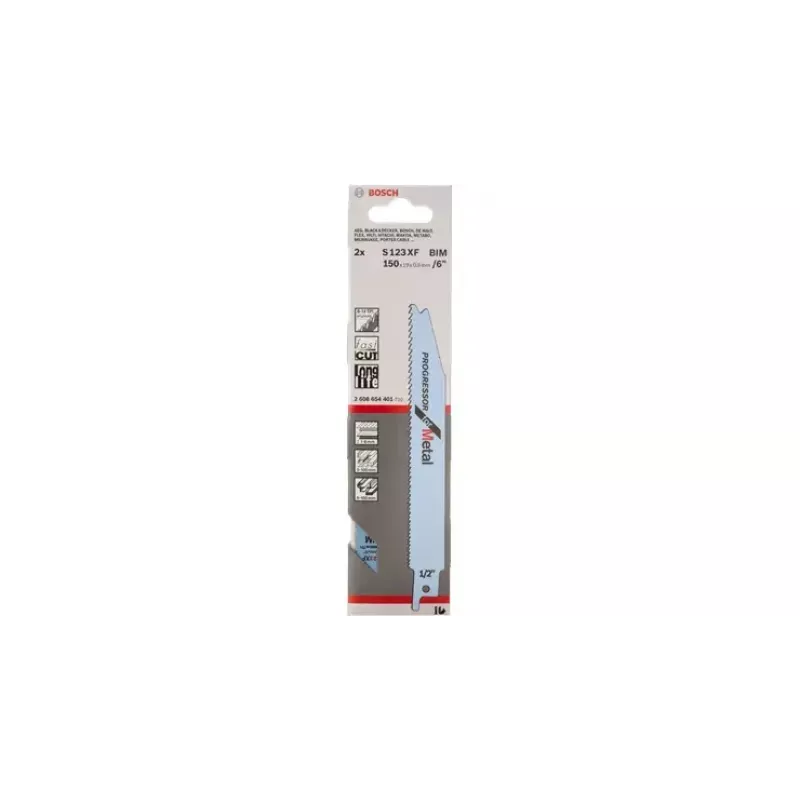 Bosch S 123 XF Progressor for Metal pláty na šabľovú pílu