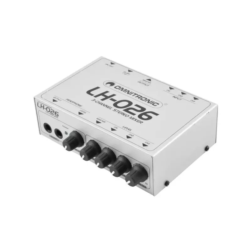 Audio mixér Omnitronic 10355026 3 kanály 20 - 20000 Hz biely
