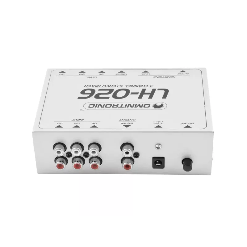 Audio mixér Omnitronic 10355026 3 kanály 20 - 20000 Hz biely