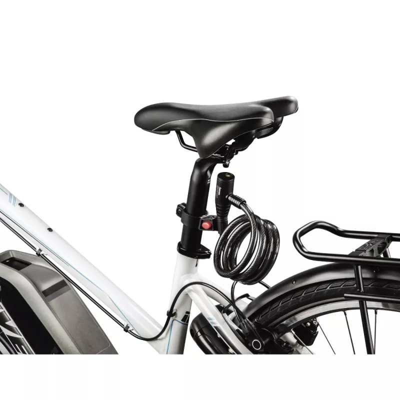 Hama 00178110 zámok na bicykel čierny 1200 mm káblový zámok