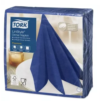 Papierové servítky Tork 478856 modré 50 ks