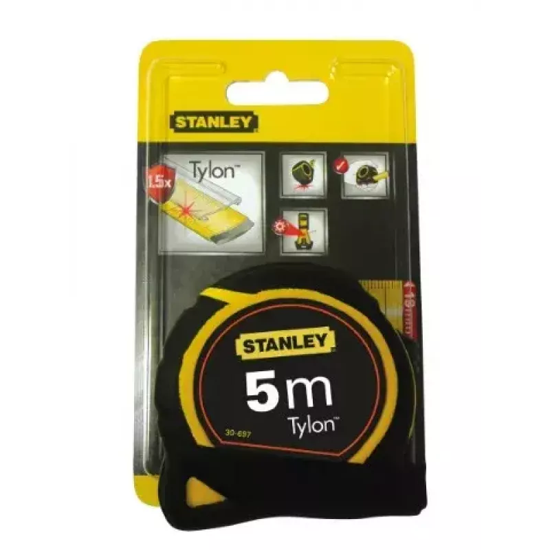 Meracie pásmo Stanley 0-30-697 5 m čierna žltá