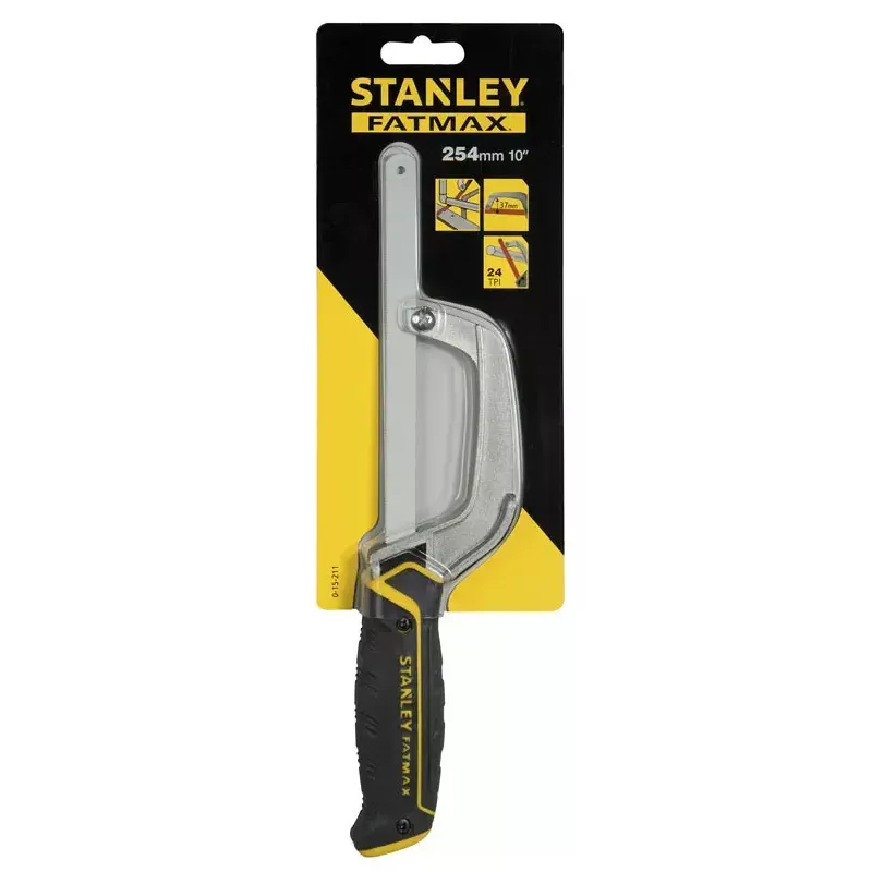 Rámová píla Stanley 0-15-211 25 cm čierna žltá plastová rukoväť