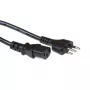 Napájací kábel ACT Powercord taliansky konektor samec - C13 čierny 2,5 m