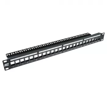 ACT 24-portový Keystone-Jack patch panel bez konektorov