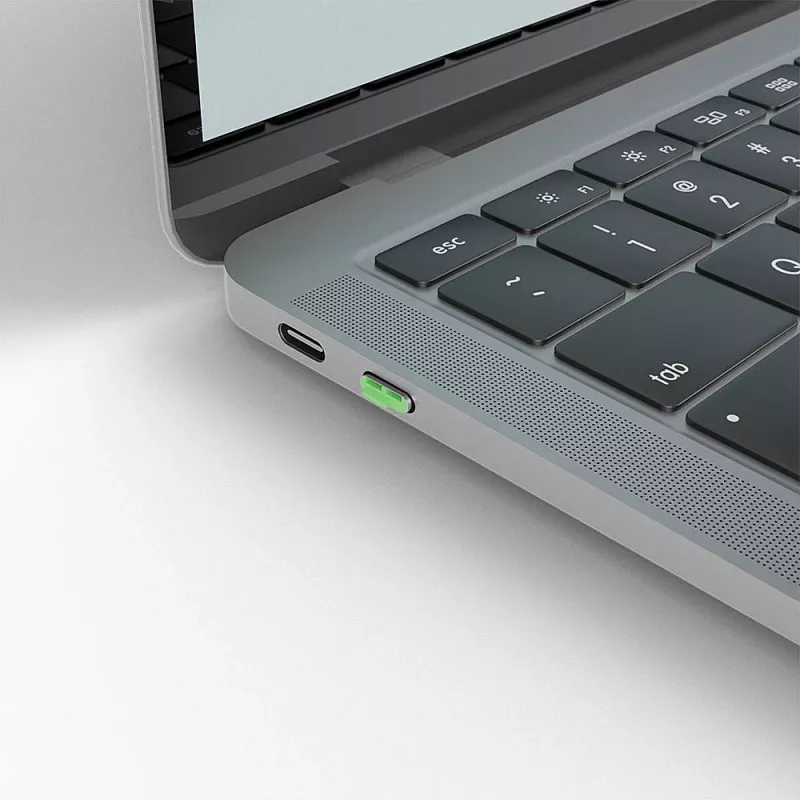 Lindy USB Type-C port blocker (bez kľúča) – balenie 10 ks, zelená