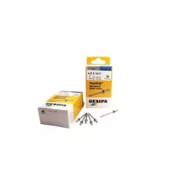 Slepá nit GESIPA 1432060 nerez sivá 6,5 mm hlava 3,2 mm driek 8 mm dĺžka