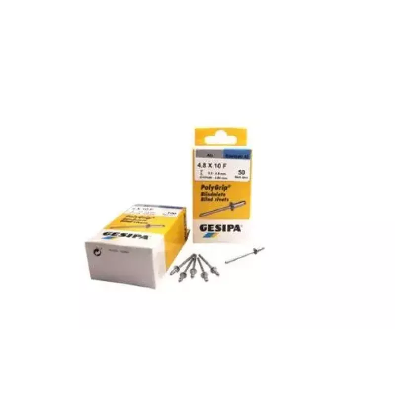 GESIPA 1432060 PolyGrip slepý nit 3,2 x 8,0 mm, nehrdzavejúca oceľ, 100 ks