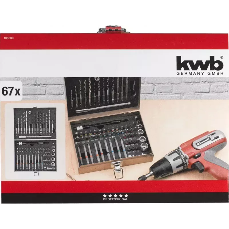 kwb 106300 Sada bitov, 67 ks