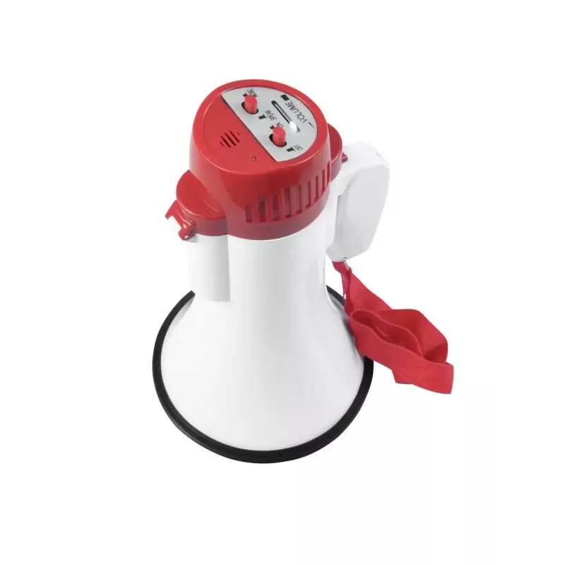 Megafón Omnitronic 80710920 interiér/exteriér 10 W červená biela